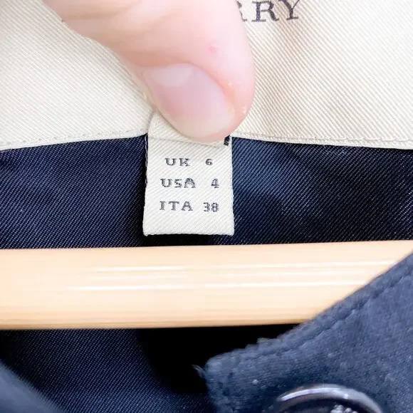 Burberry Dress Shirt Summer Womens Black US 4 Black Midi Knee Length Flare Skirt - Picture 10 of 12